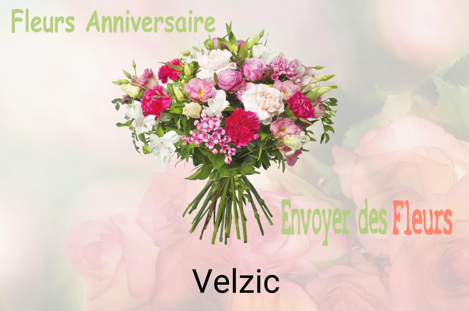 Bouquet de fleurs d’anniversaire livré à Velzic
